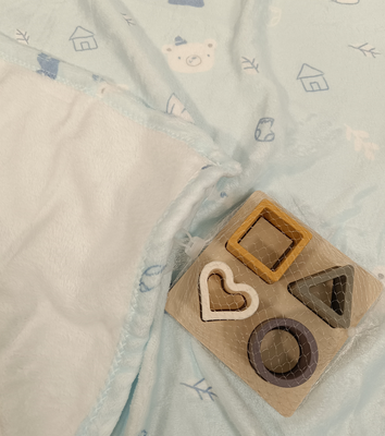 COPERTA+TOY NEONATI KSM231 75X100 Tellini S.r.l. Ingrosso Abbigliamento